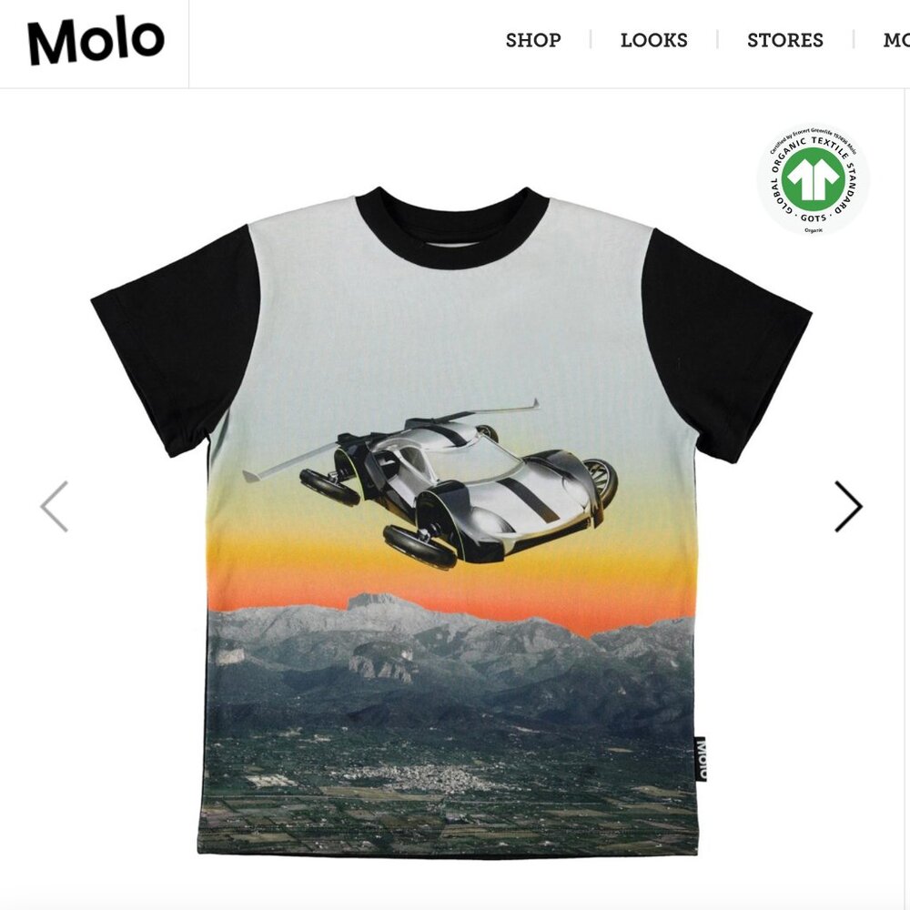 Molo Road Flying Car Shirt